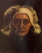 Vincent Van Gogh Head of an old Peasant Woman with White Cap (nn04) France oil painting artist